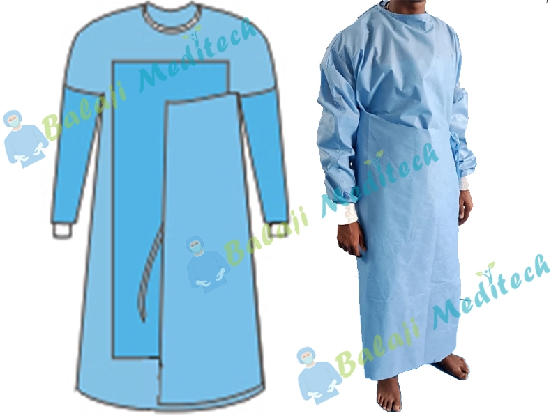 Wrap Around Reinforced Surgeon Gown