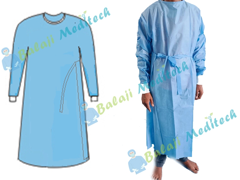 Semi  Wrap Around Surgeon Gown